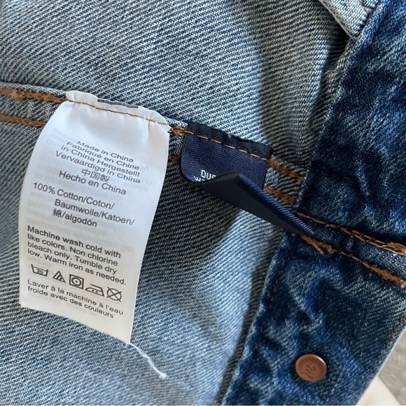 Madewell Oversized Denim Trucker Jacket - Picture 10 of 14